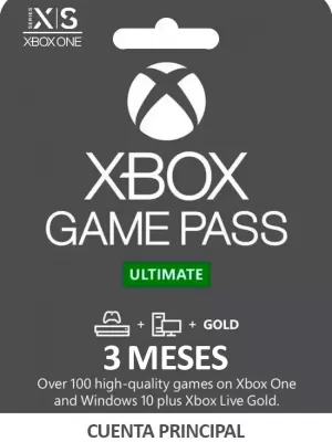 XBOX GAME PASS ULTIMATE SUSCRIPCIÓN DE 3 MESES CUENTA PRINCIPAL